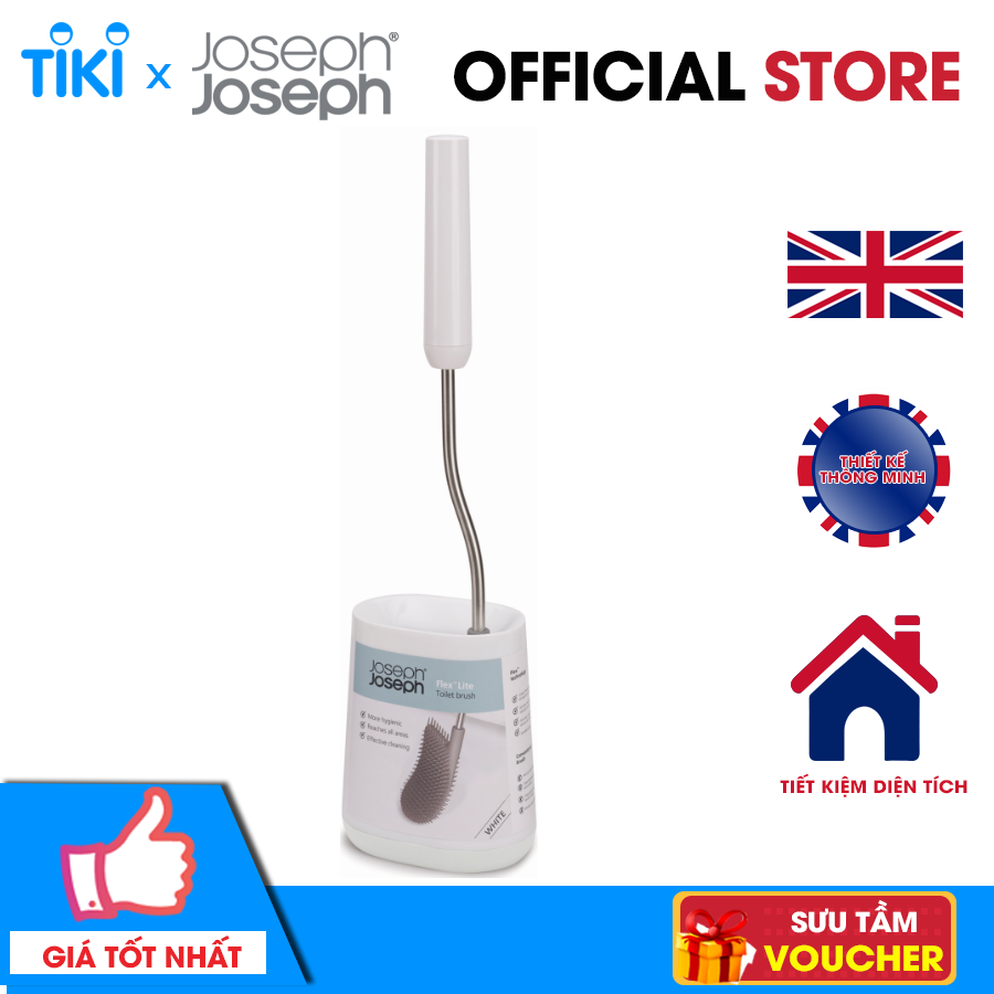 Bộ cọ toilet thông minh Joseph Joseph 705225 Xám/Trắng