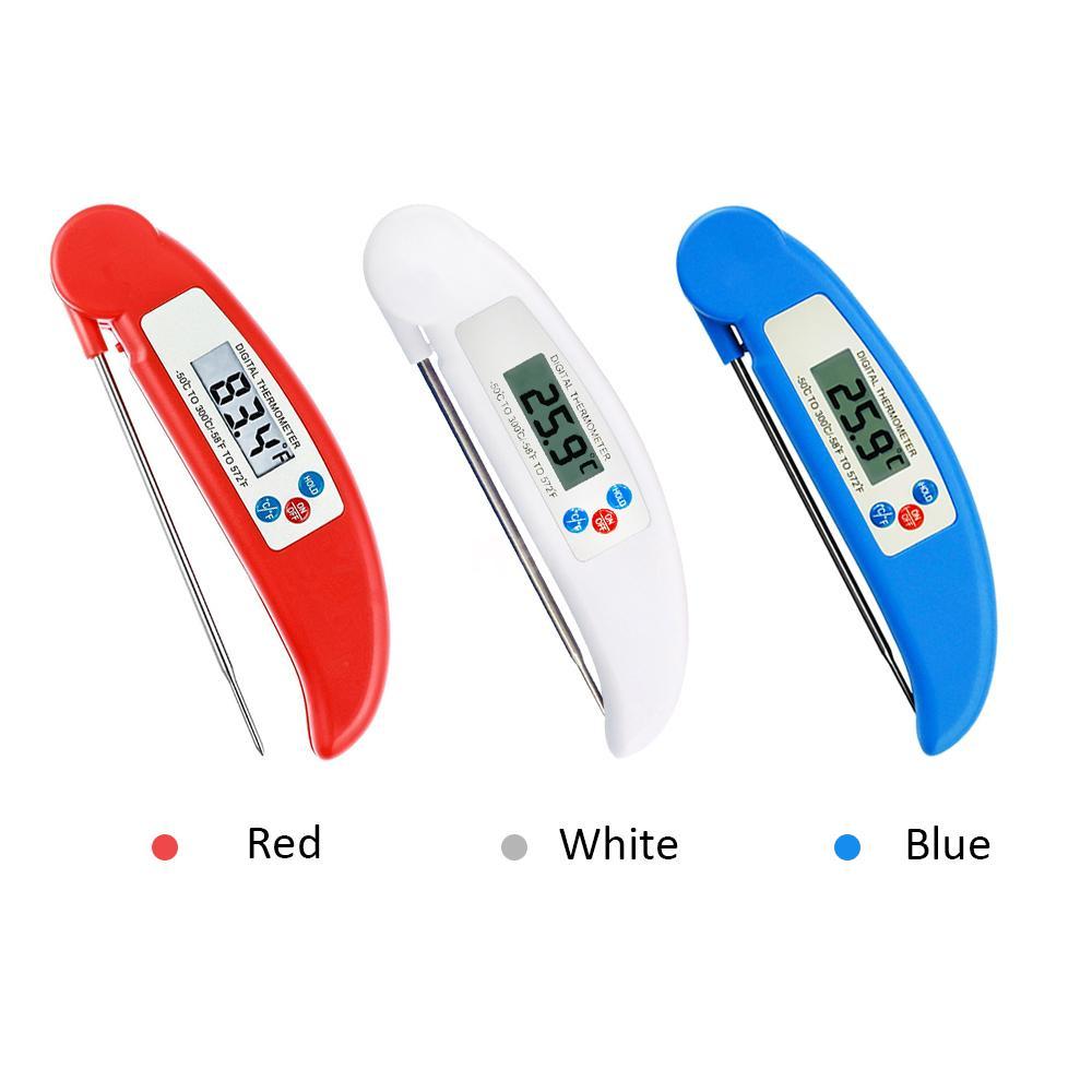 Nhiệt Kế Đo Nhiệt Độ Thức Ăn Chống Thấm Nước Có Thể Gấp Gọn Tiện Dụng Cho Nhà Bếp
