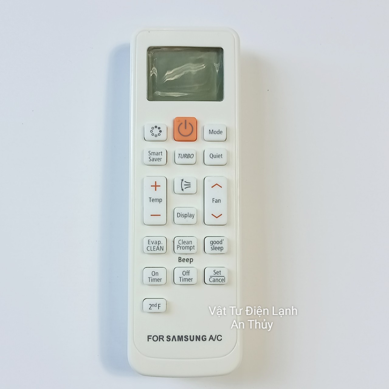 Remote máy lạnh cho SAMSUNG nút nguồn màu cam - Điều khiển máy lạnh SAMSUNG - Remote điều hòa SAMSUNG - Điều khiển điều hòa SAMSUNG