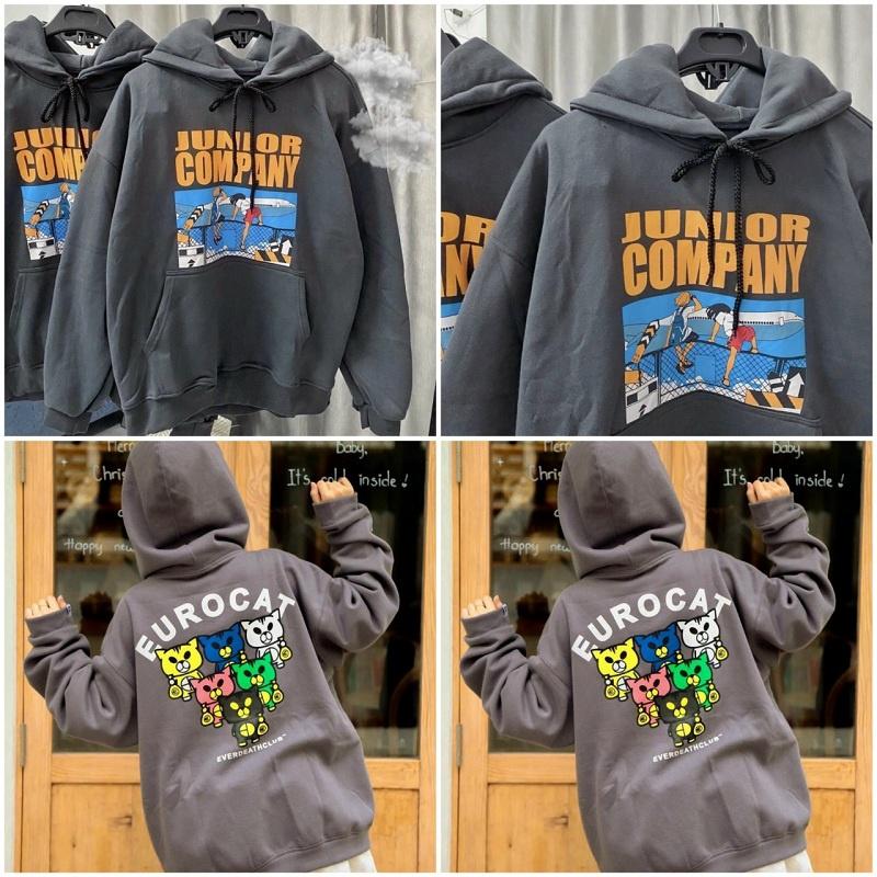 Áo Hoodie Cặp Đôi Nam Nữ EUROCAT Cú Mèo HOT RẺ ĐẸP Hoodie Company Unisex - Nỉ Ngoại Kiểu Khoác Chống Nắng Couple