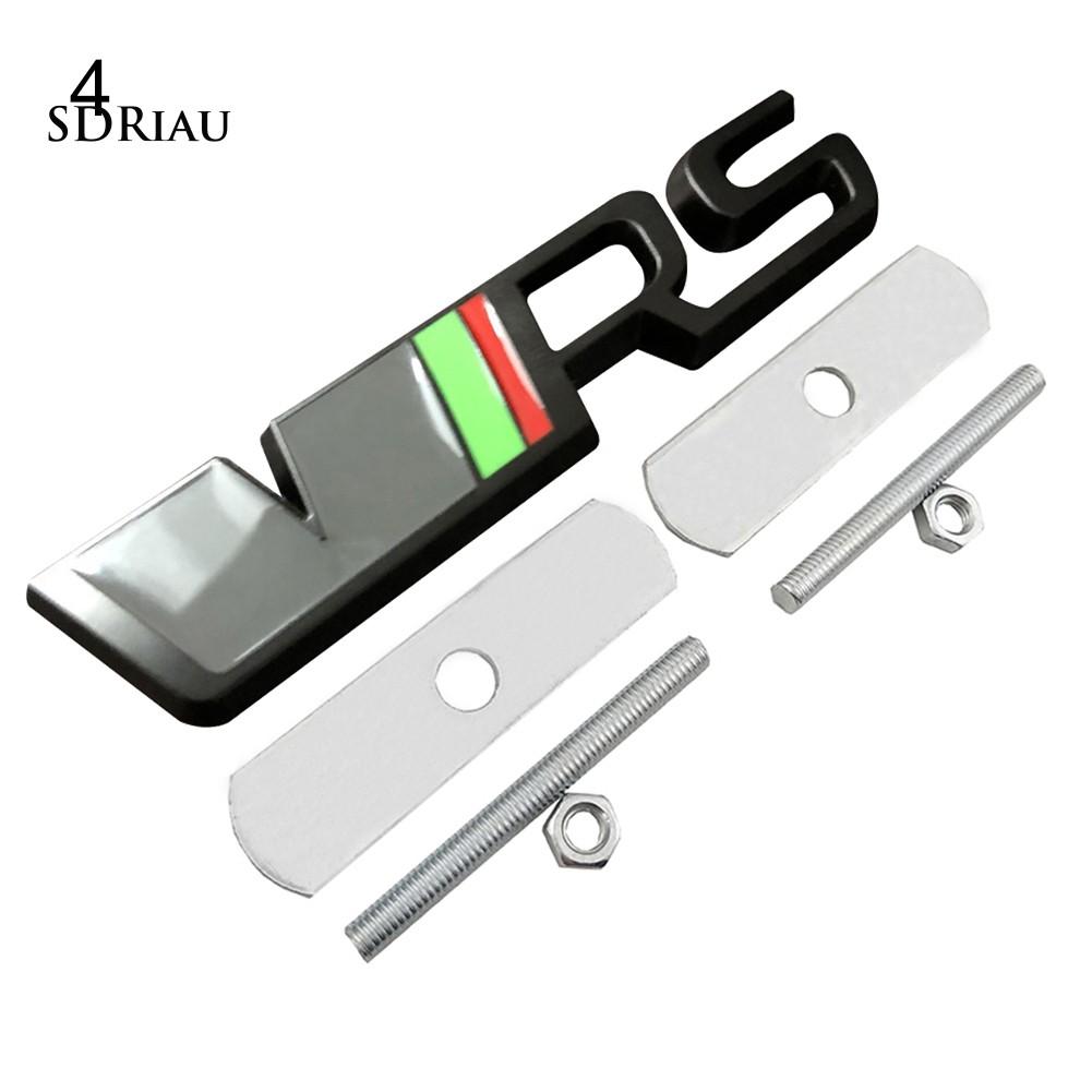 Stylish Sport Car VRS Grille Badge Emblem Rear Trunk Metal Sticker for Skoda