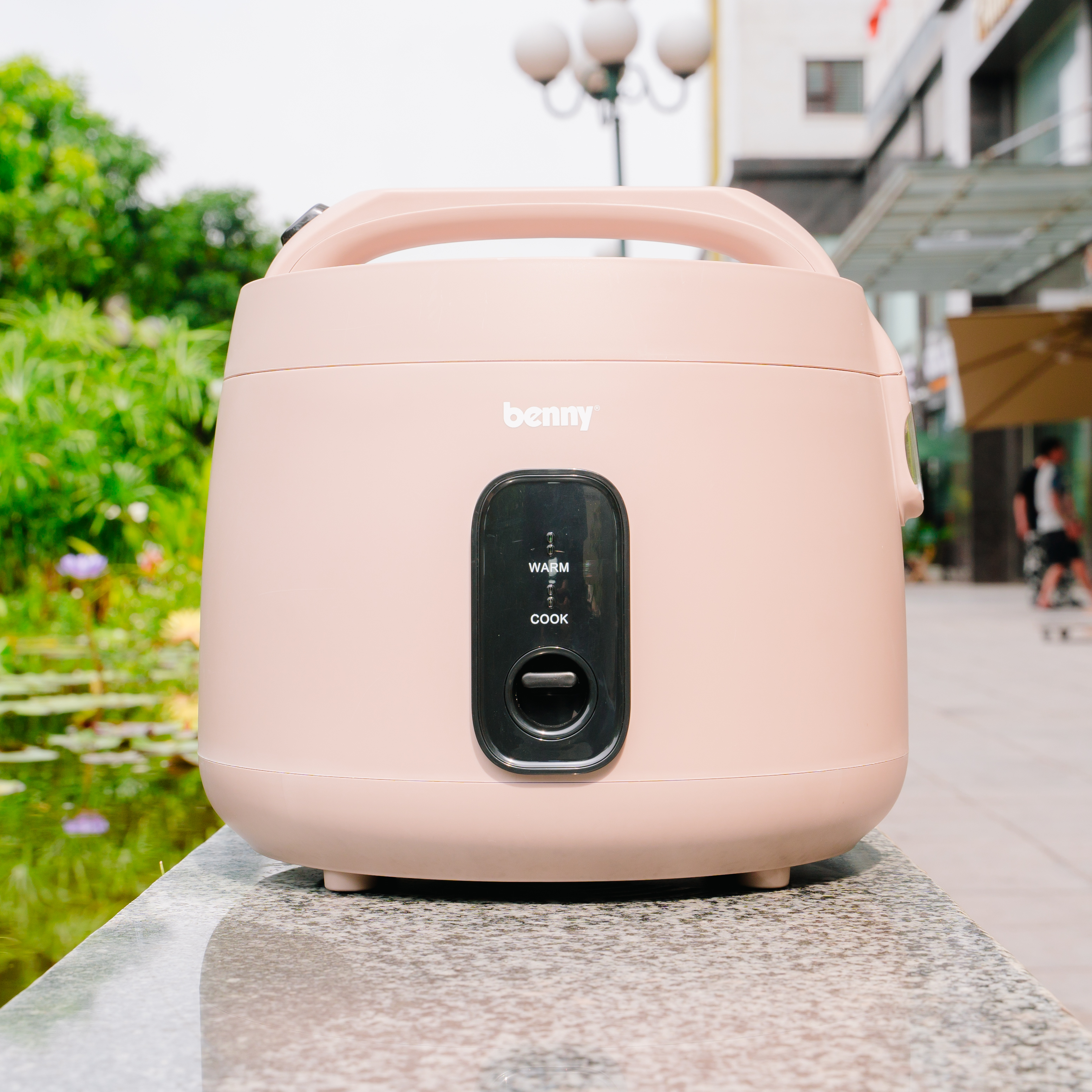 Nồi cơm điện Benny 1,8L BR-18POG - 700W, Màu nâu cafe, Hàng chính hãng - Giá tốt- Bảo hành 12 tháng