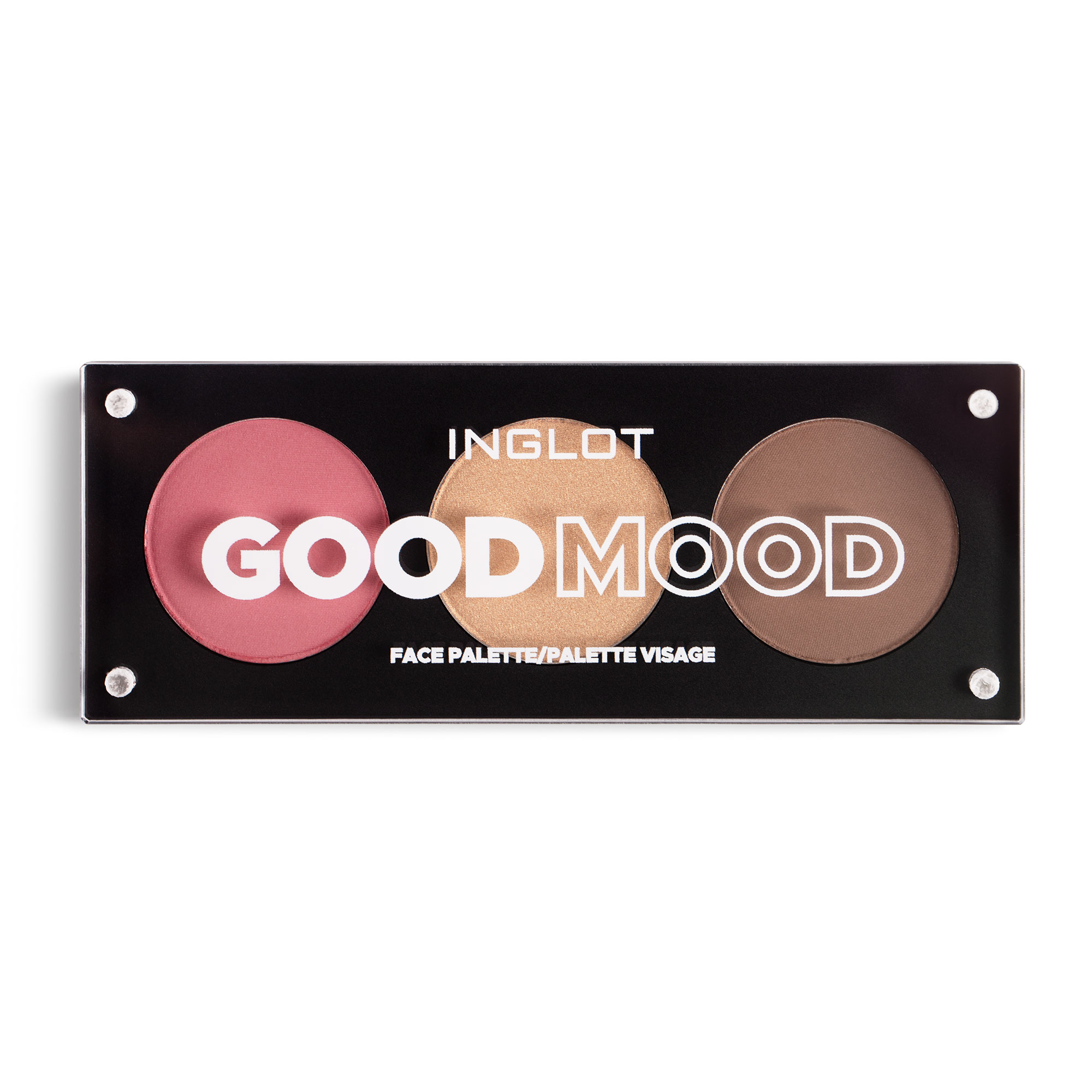 Bộ trang điểm má hồng, bắt sáng, tạo khối 3in1 Face Palette + Kem lót có nhũ Moonlight Primer - Inglot