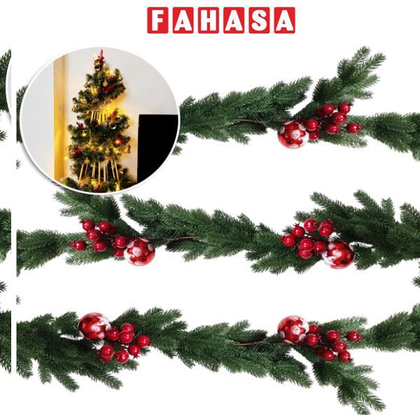 Dây Thông Nhánh 5 Lá Trang Trí Noel 210 cm - Chaang Chiia GP-G15-PE2-D