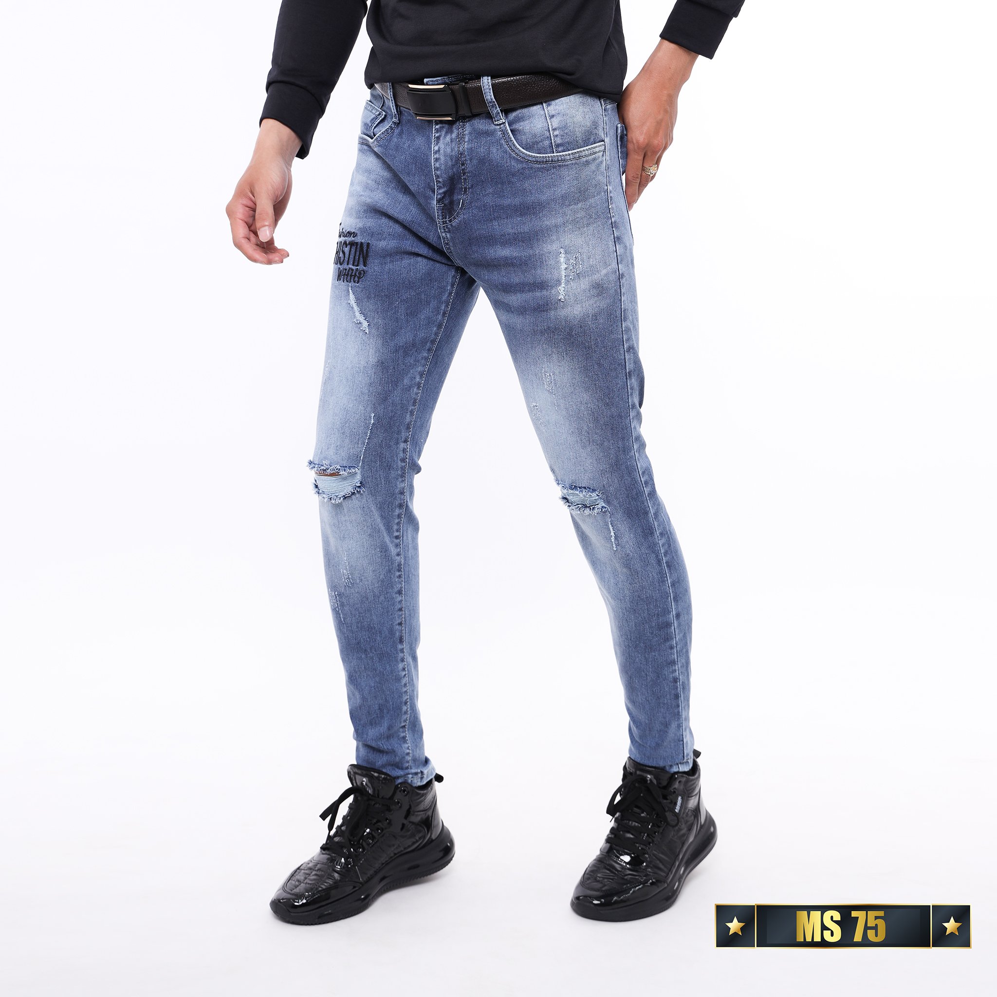 Quần Jean Nam Gemini Chất Liệu Denim Co Giãn Tốt, Cực Kỳ Thoáng Mát QJNA075