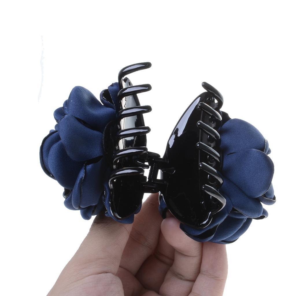 2x Fashion Rose Flower Large Hair Clip Claw Clip Accessory Gift 2 Colors