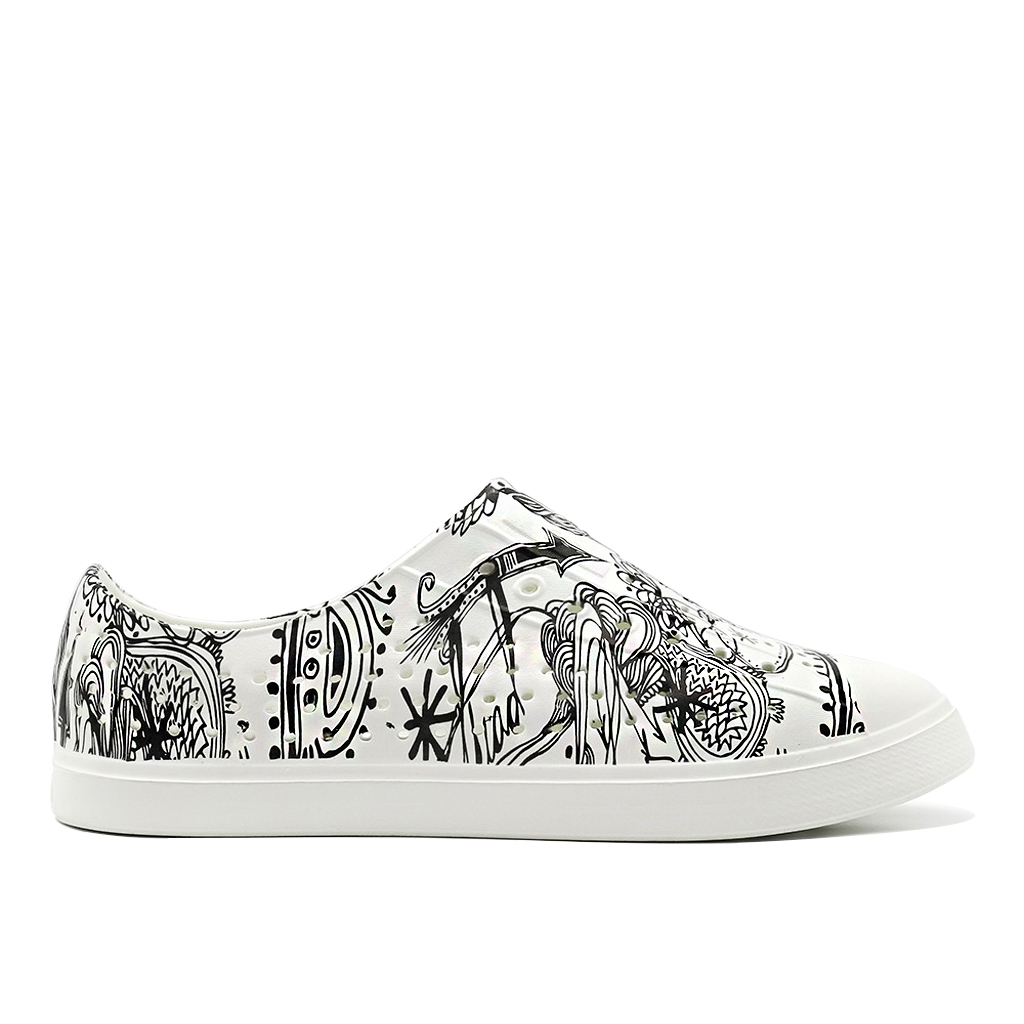 Giày Nhựa Nữ Dáng Sneaker Đi Mưa Đi Biển Dạo Phố - chất liệu nhựa Phylon cao cấp, siêu nhẹ, mềm, êm chân, không thấm nước BWBSr7