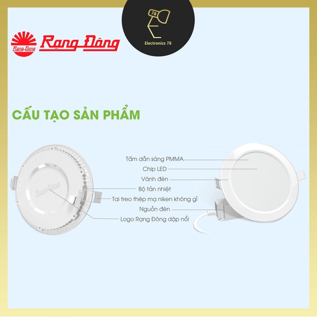 Đèn led Panel âm trần Rạng Đông [7W/9W/12W - Trắng/Vàng