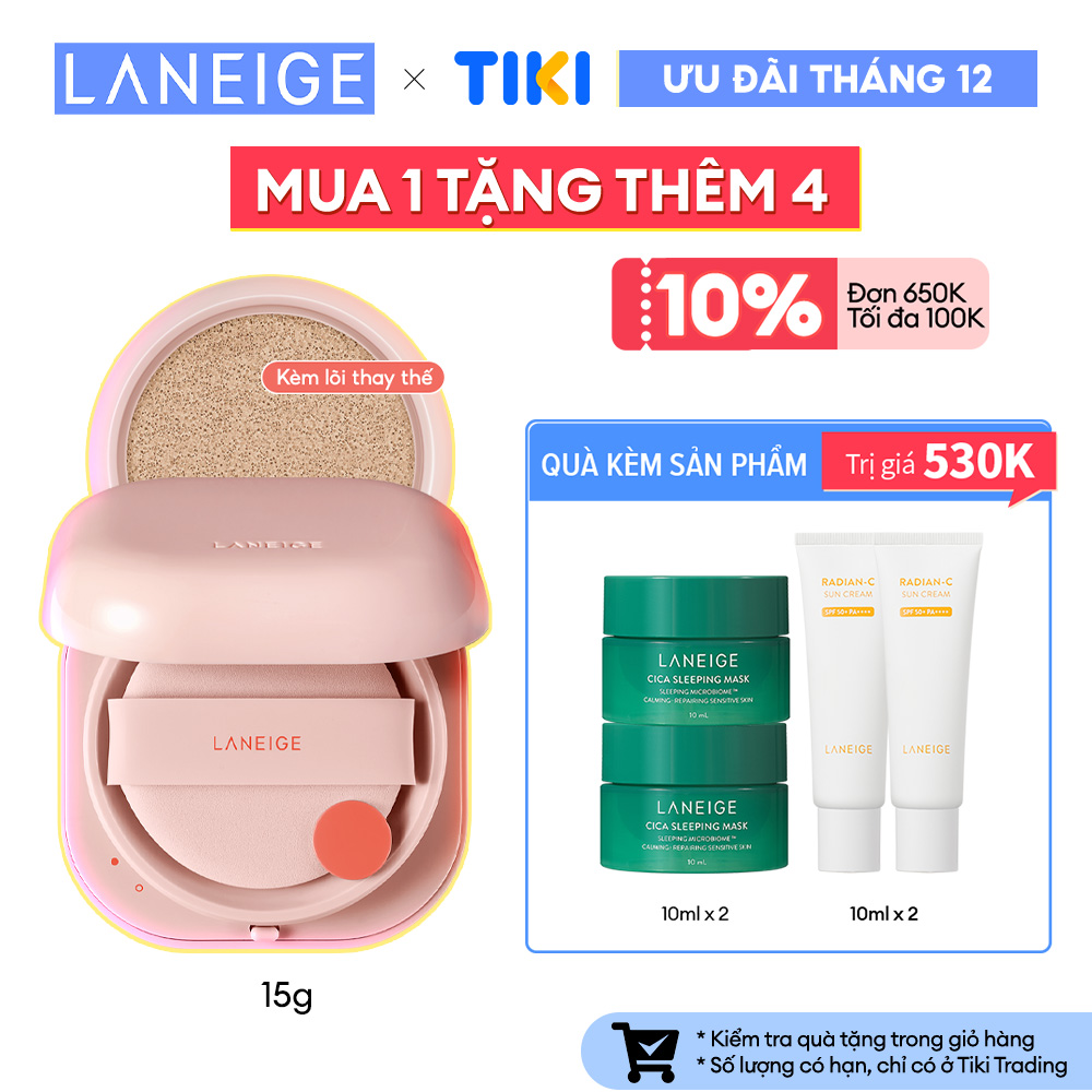Phấn Nước Căng Bóng 24H Laneige Neo Cushion Glow 15G2 23N