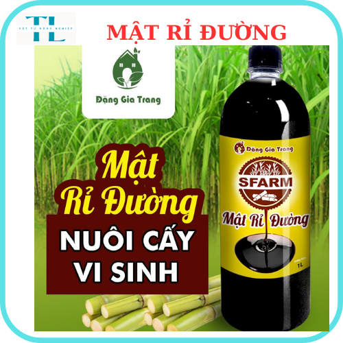 Mật Rỉ Đường Dùng Nuôi Cấy Vi Sinh, Ủ Rác Thải Hữu Cơ, Cải tạo đất, Ủ Phân Chai 1 Lít Sfarm (~1.40Kg)