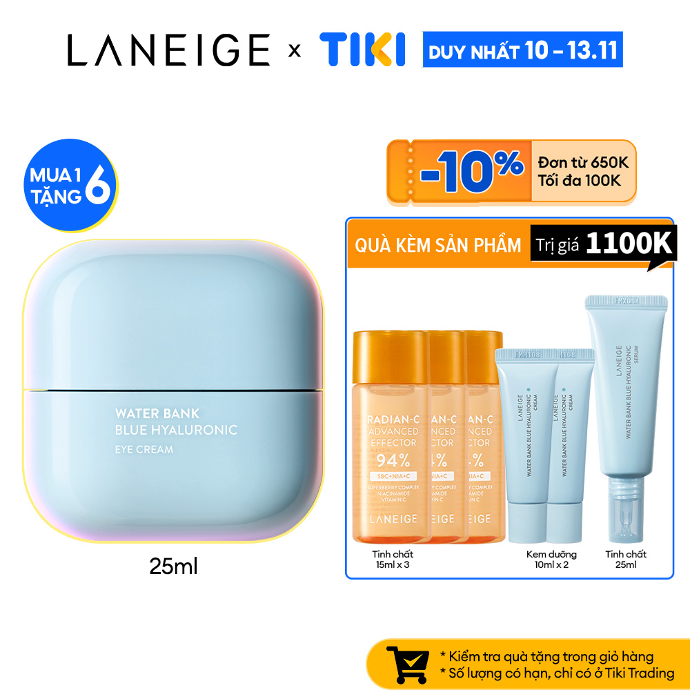 Kem Dưỡng Mắt Laneige Water Bank Blue HA Eye Cream 25ml