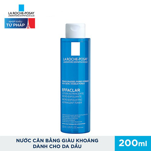 Nước Cân Bằng Giàu Khoáng Dành Cho Da Dầu La Roche Posay Effaclar Astringent Lotion 200ml