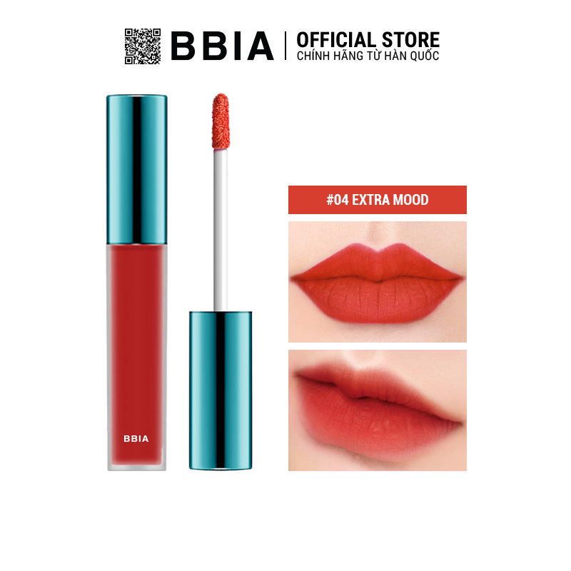 Son Kem Lì Bbia Last Velvet Lip Tint Version 1 5G 5 Màu - 04 Extra Mood