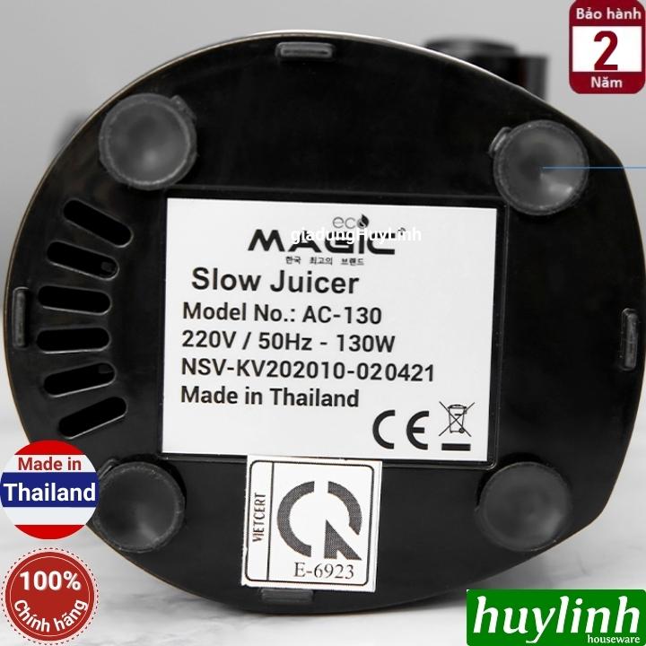 Máy ép trái cây tốc độ chậm Magic ECO AC-130 [AC-132] - sản xuất tại Thái Lan - Hàng chính hãng