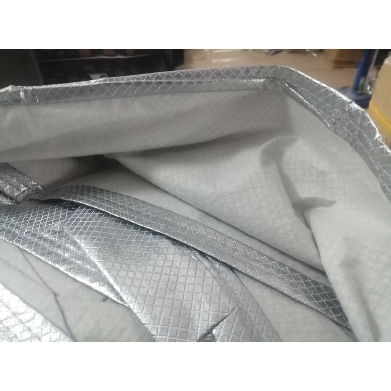 Bạt Trùm xe Ô tô Tráng nhôm cao cấp có khóa kéo cánh cửa phản quang chống nóng, chống cháy, chống nước