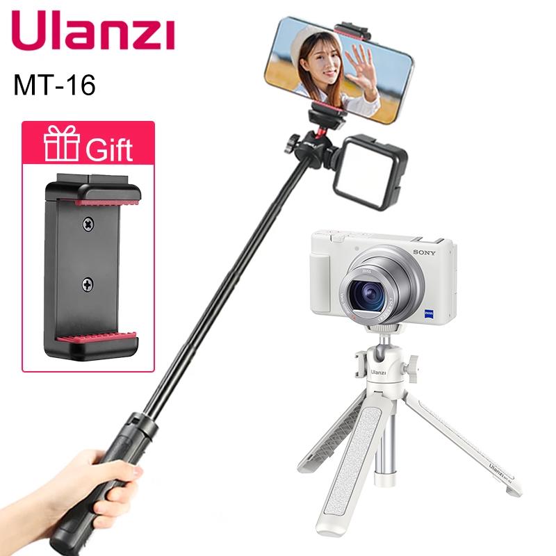 Ulanzi MT-16 Mở rộng chân máy với giày lạnh cho micro LED nhẹ điện thoại thông minh máy ảnh máy ảnh máy ảnh Vlog cho Sony Canon Color: Black Kit