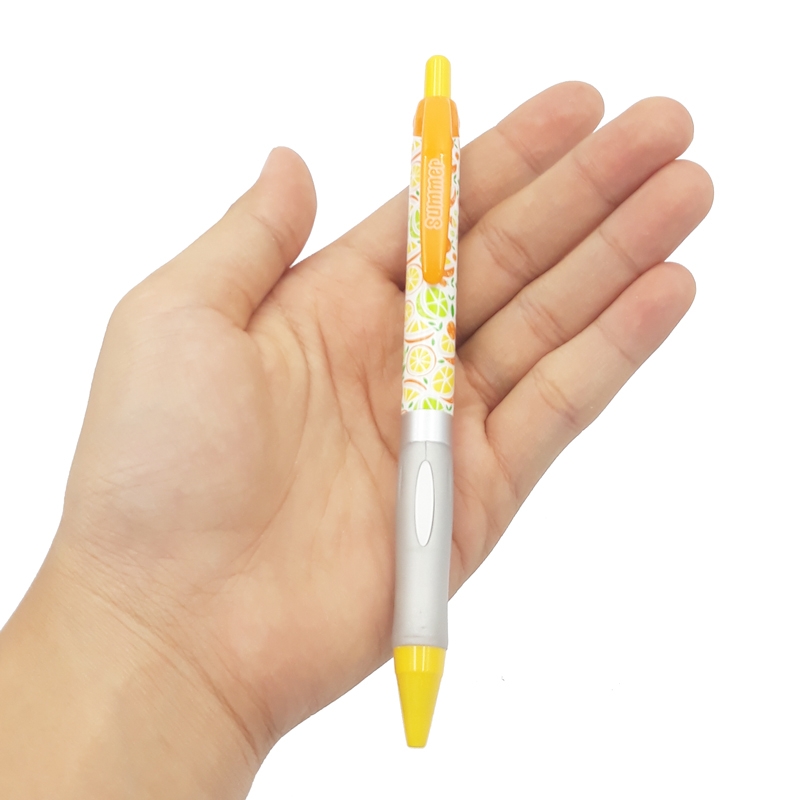 Bộ 2 Bút Bi 0.5mm M&G ABP87677 - Mực Xanh - Màu Cam