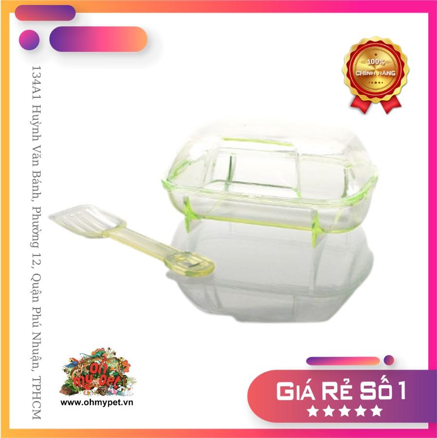 Toilet hamster trong suốt SIZE LỚN