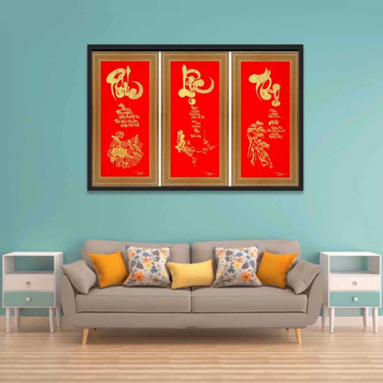 Tranh Trang Trí Tường Phúc Lộc Thọ