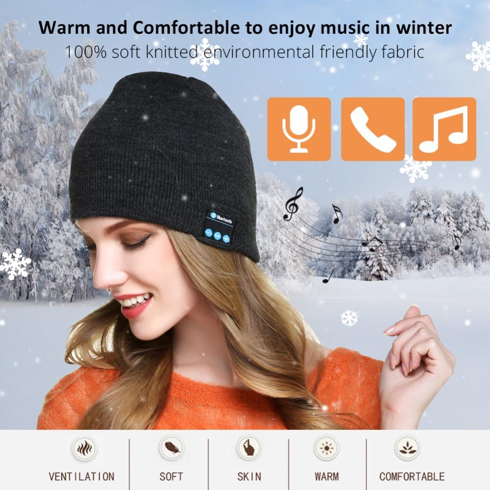 Tai Nghe Bluetooth Chụp Tai Nhạc Nón Mùa Đông Tai Nghe Không Dây Cáp Tai Nghe Có Mic Thể Thao Mũ Cho Meizu Sony Điện Thoại Xiaomi Tai Nghe Chơi Game