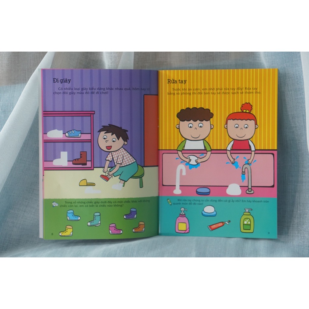 Sách - 300 miếng bóc dán sticker thông minh cho bé 3-12 tuổi