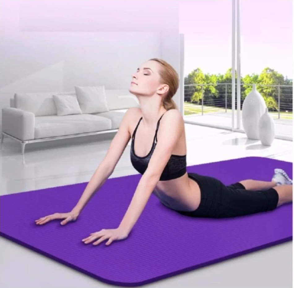 Thảm Yoga Định Tuyến 10 mm Dày Dặn Chống Trơn Trượt T10