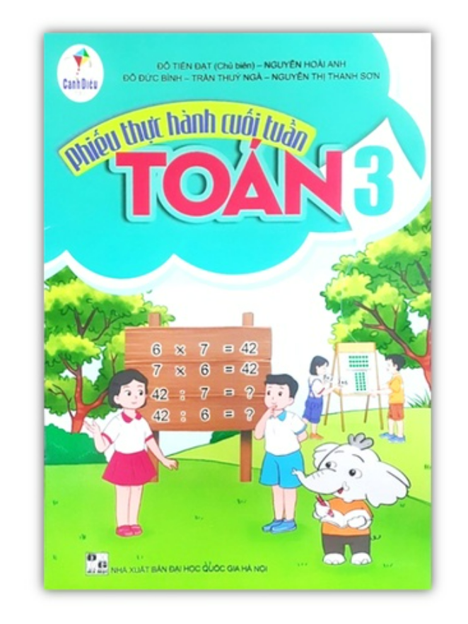 Sách - Phiếu thực hành cuối tuần Toán 3 - Cánh Diều