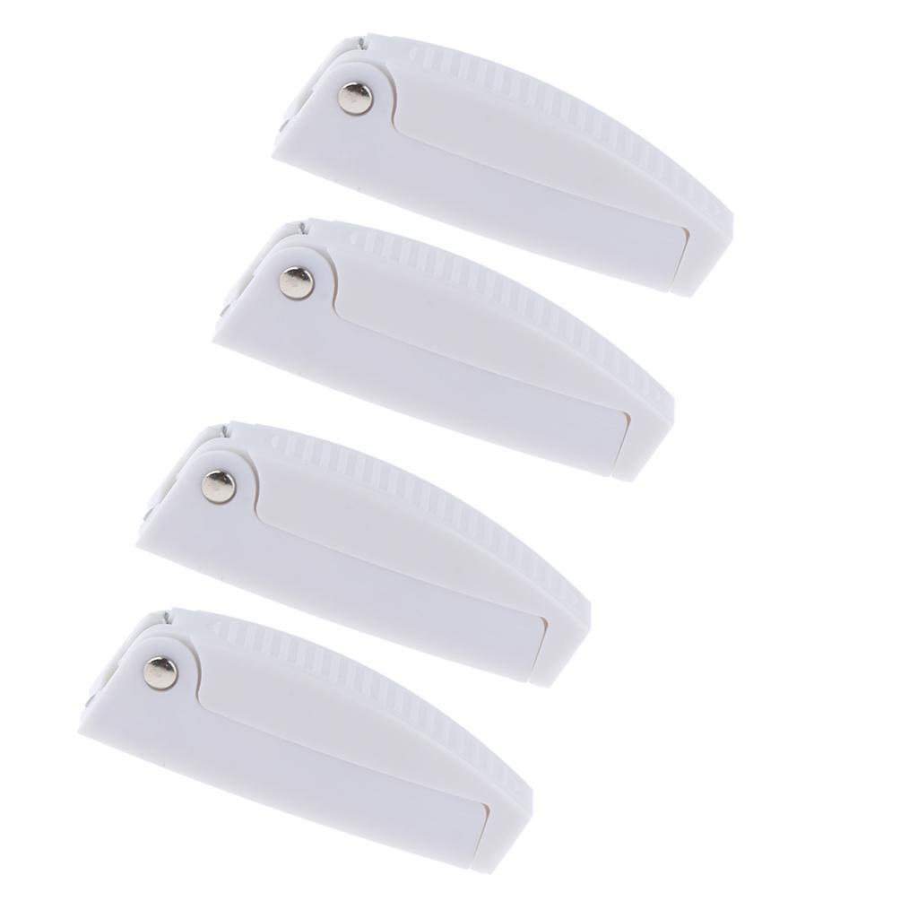 4pcs   White   Baggage   Door   Holder      for   RV   Camper   Motorhome   Travel   Trailer