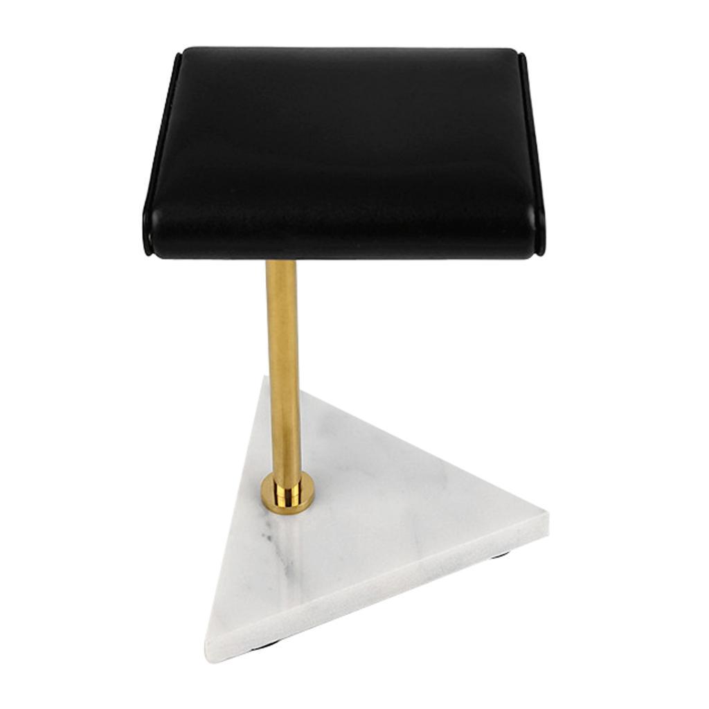 Stable Marble & PU Leather Watch Holder Display Stand for Showcase