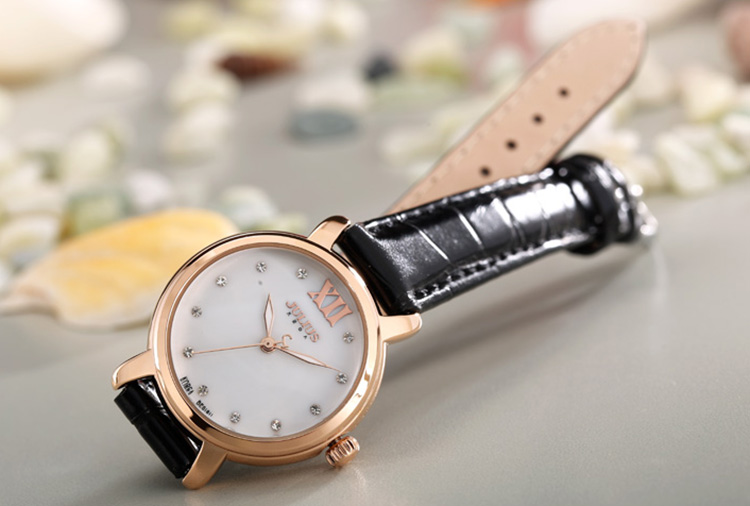 Đồng Hồ Nữ Julius Hàn Quốc Dây Da JA945