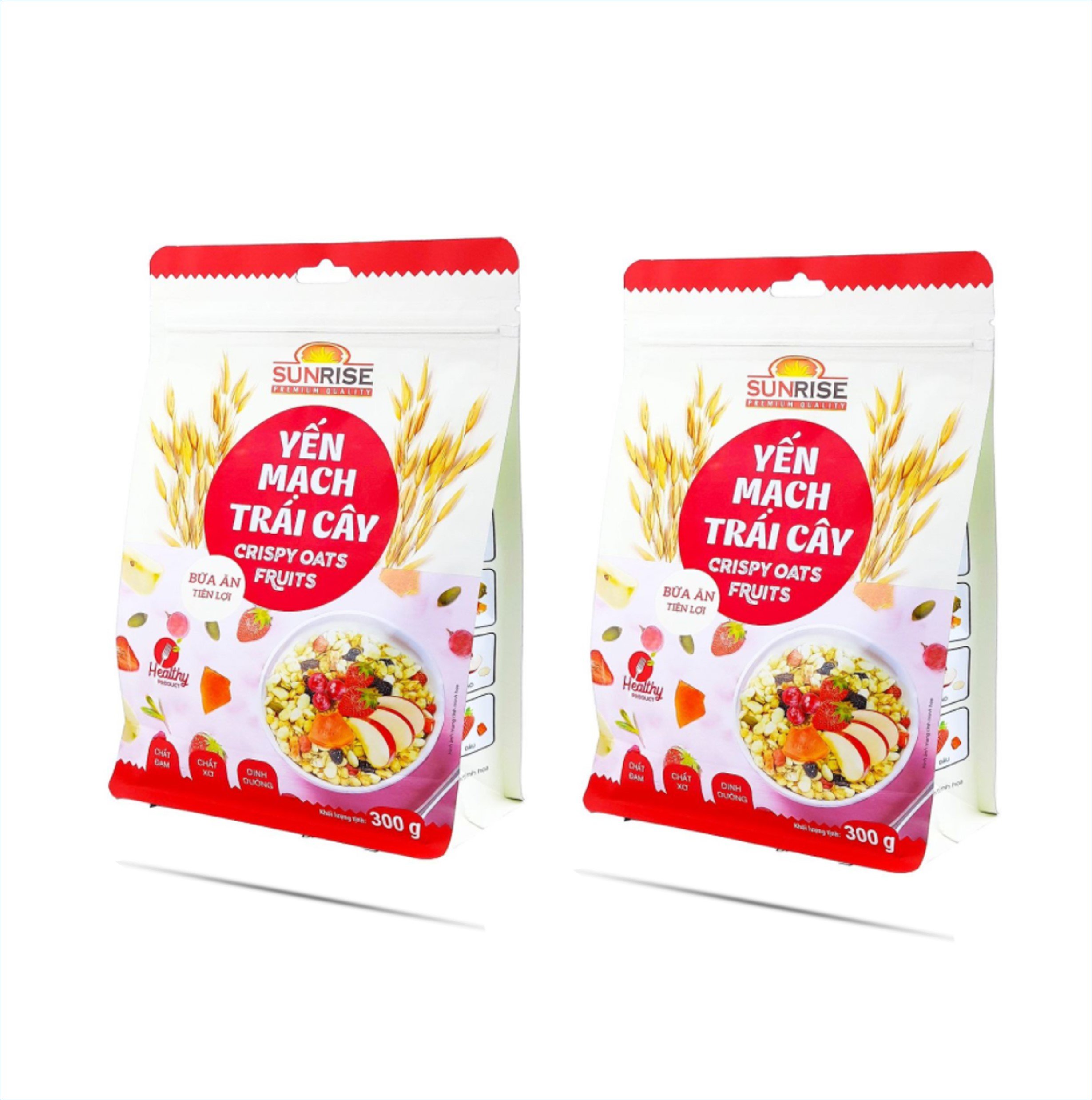 Combo 2 túi - Yến Mạch Trái Cây SUNRISE 300g