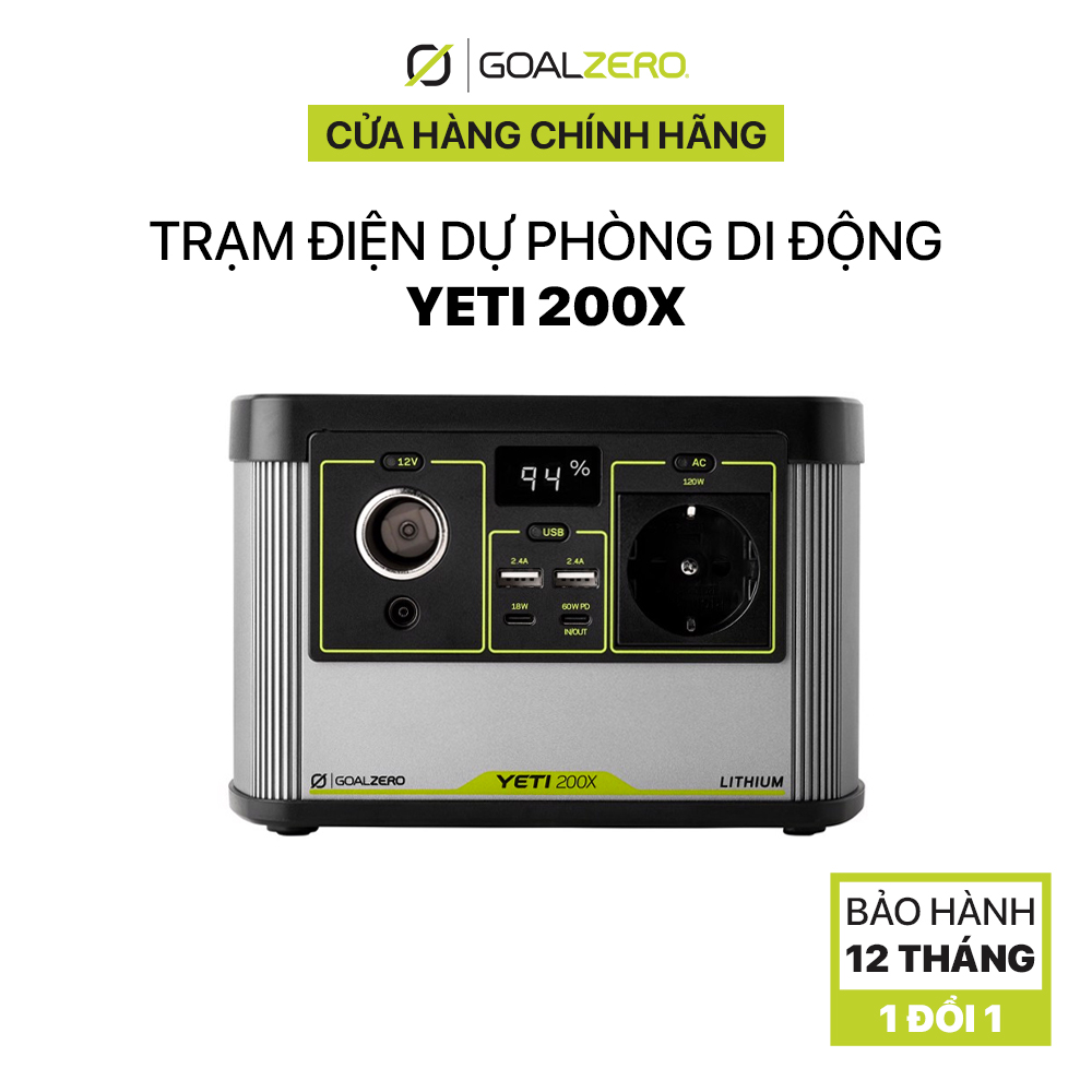 Trạm điện dự phòng Goal Zero YETI 200X - Hàng chính hãng