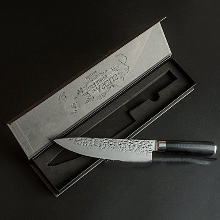 DAO BẾP NHẬT BẢN GYUTO THÉP DAMASCUS MÃ C6DT119