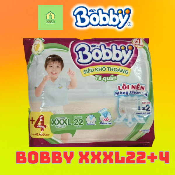BOBBY TẢ QUẦN XXXL22 TẶNG THÊM 4 MIẾNG