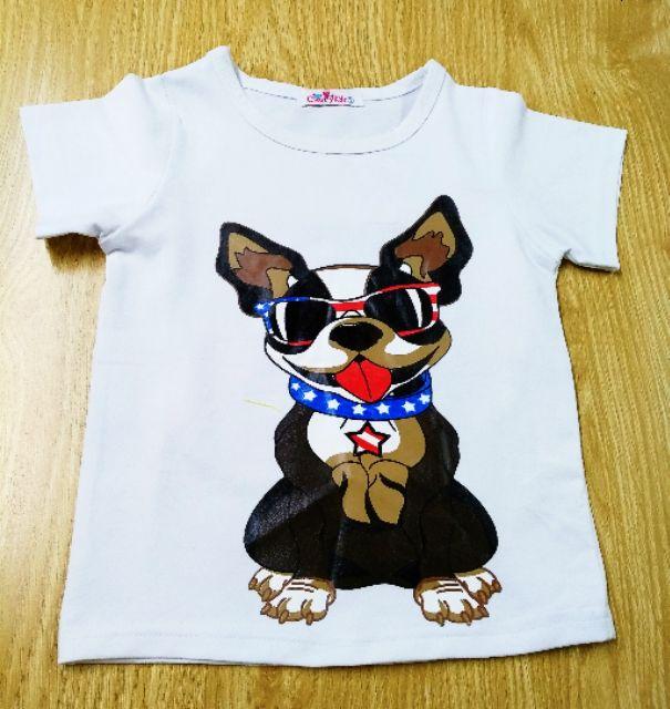 Áo nhóm.gia đinh hình chú chó cưng