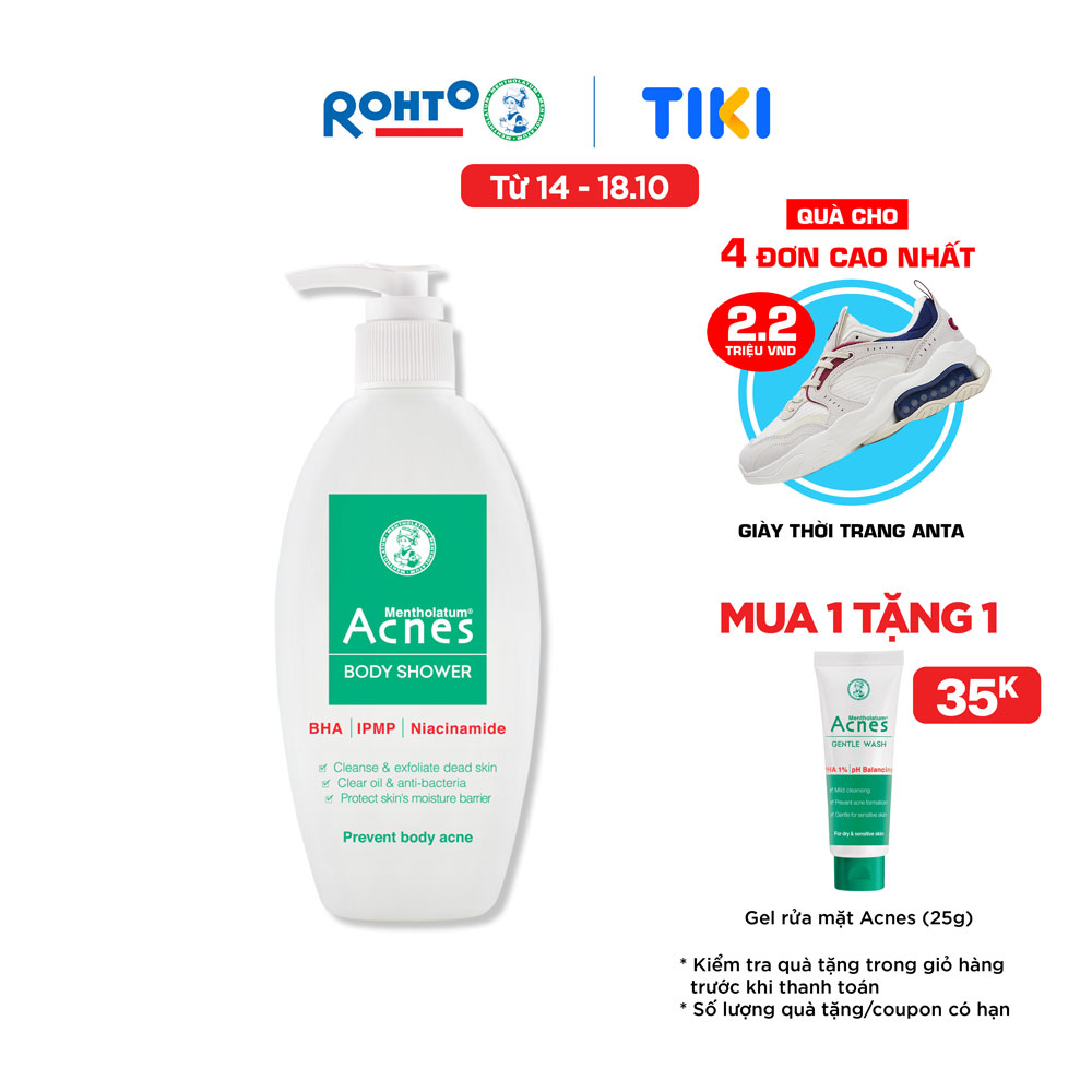 Sữa Tắm Ngăn Ngừa Mụn Acnes Body Shower