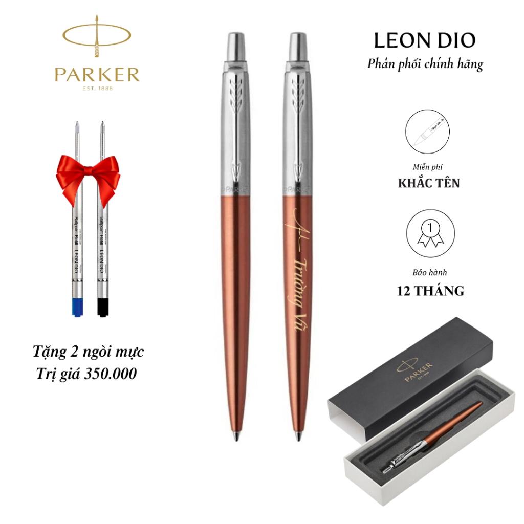 Bút Ký Tên Parker, Viết Bi Kí Cao Cấp Jotter Đ-CHS Orange CT TB6-1953349, Khắc Tên Chữ Miễn Phí, Quà Tặng Cho Sếp