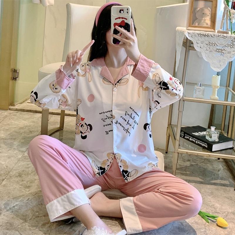 Pijama - Đồ Bộ Ngủ Nữ Áo Dài Quần Dài Nhiều Mẫu Họa Tiết Xinh DDCP05