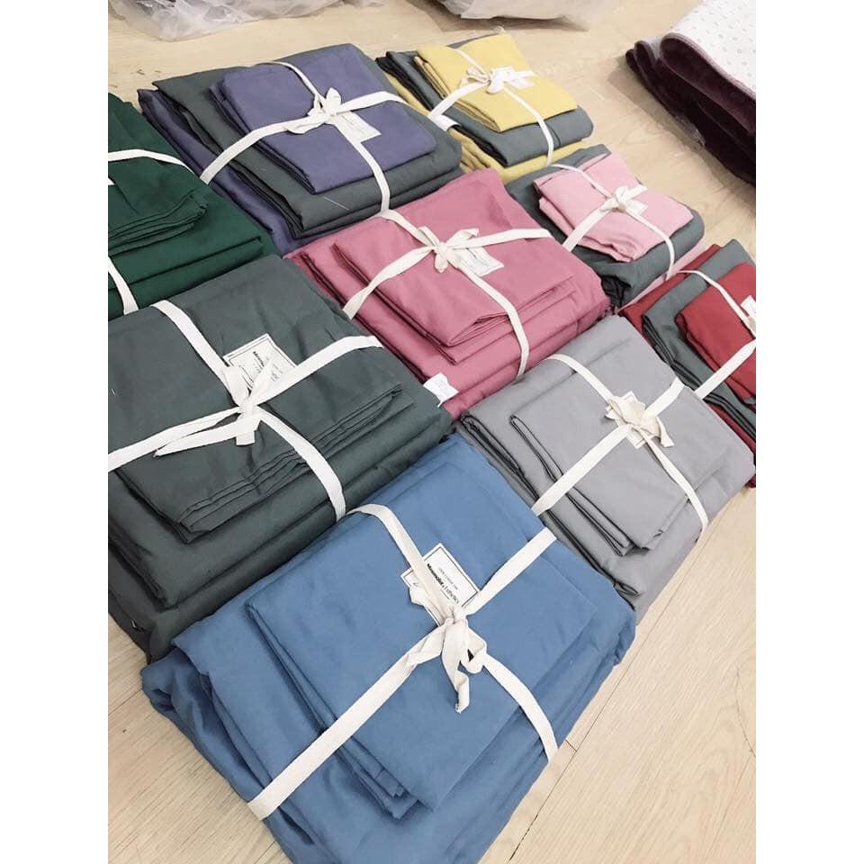Trọn Bộ Chăn Ga Gối Cotton TICI Nhập Khẩu Hàn Quốc