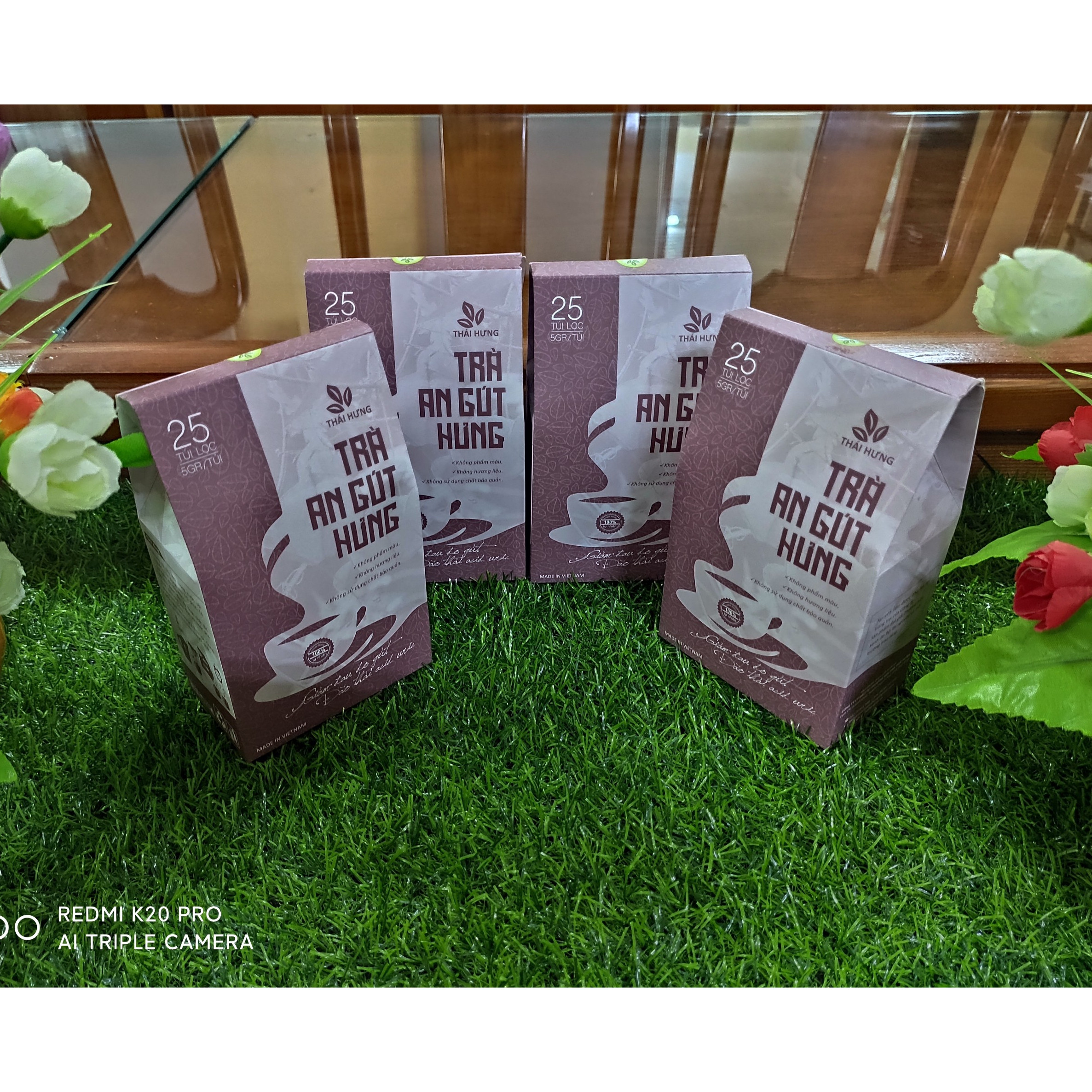 Combo 04 hộp Trà An Gút Hưng - Đào thải axit Uric, giảm cơn đau do gút