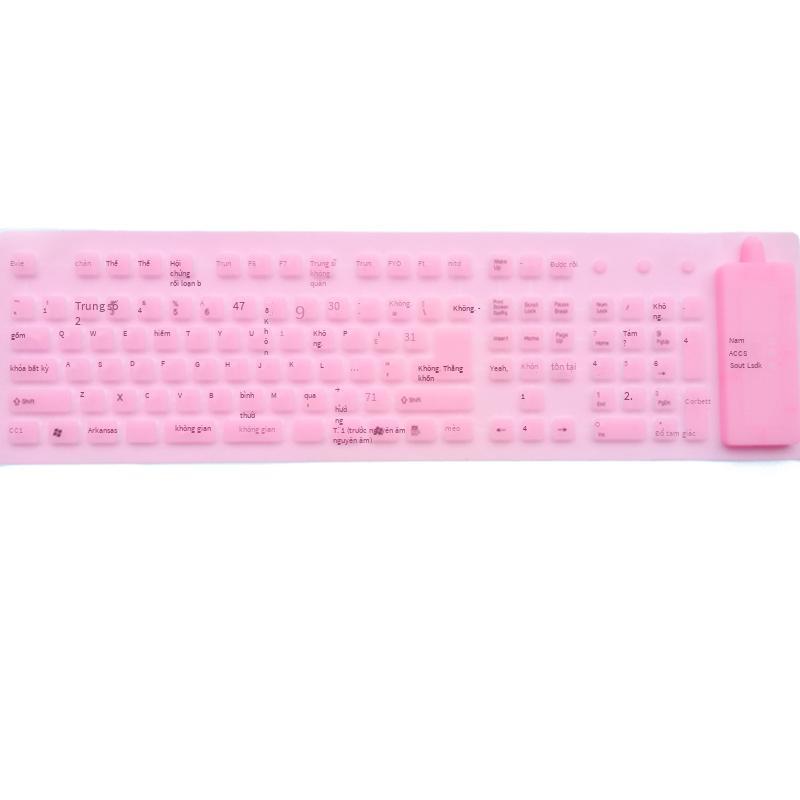 Ưu đãi đặc biệt bán trực tiếp bàn phím trò chơi silicon tại chỗ máy tính chống nước công nghiệp bên ngoài bàn phím cổ điển 109