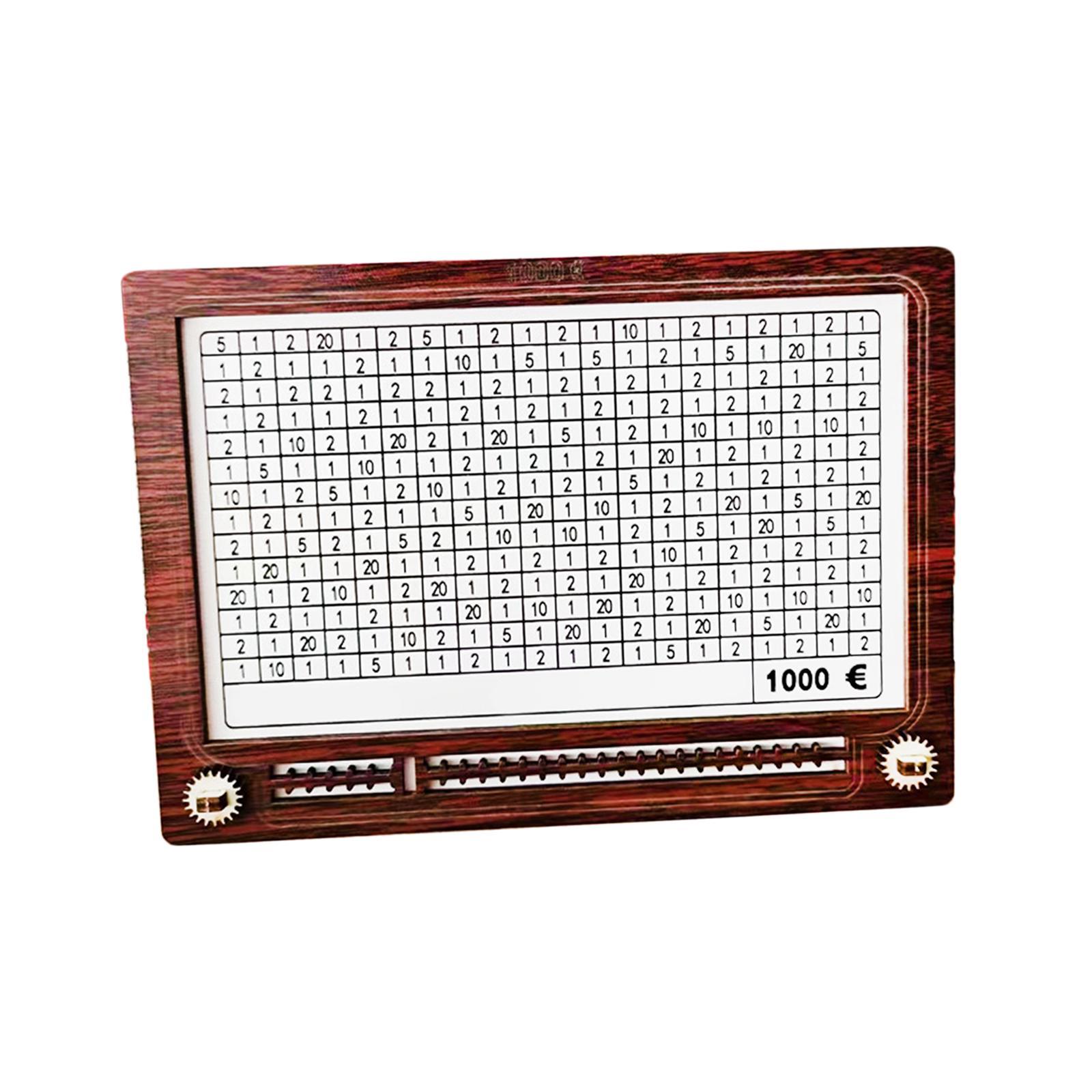 Wooden Money Box Crafts Display Large Piggy Bank for Adults Boys Girls Child