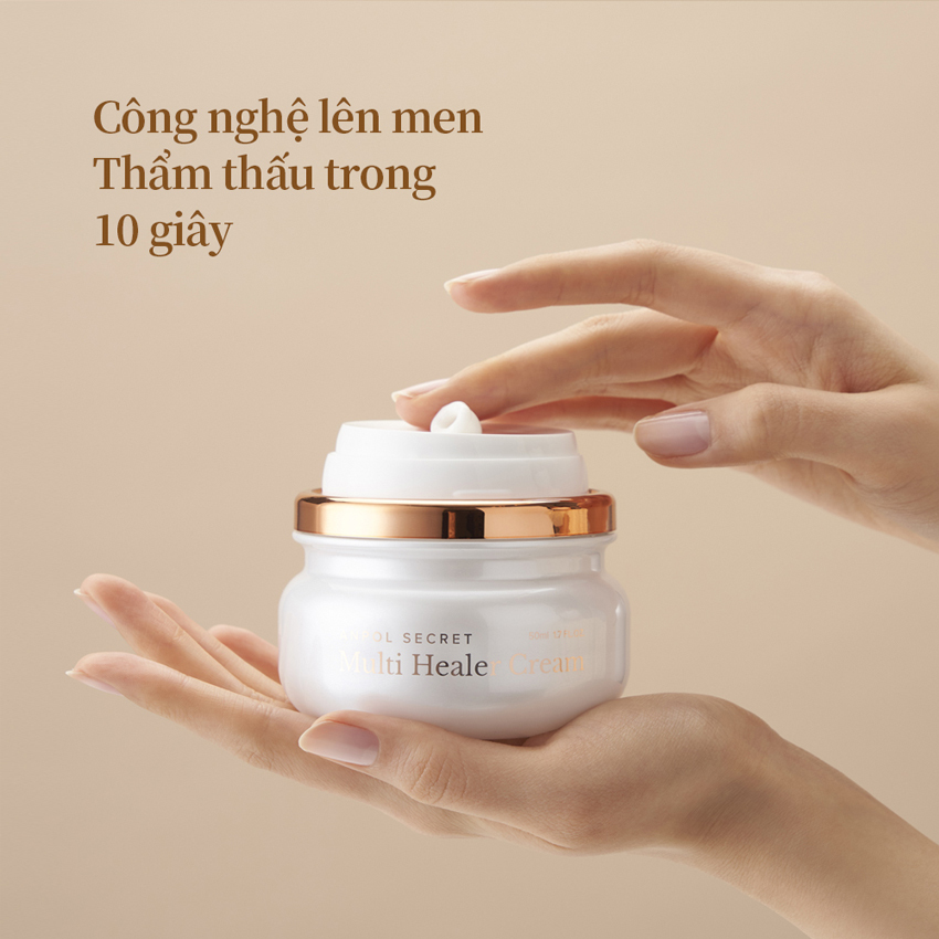 Kem Dưỡng Thiên Nhiên Cao Cấp Hàn Quốc Dưỡng Ẩm Và Chống Lão Hoá Anpol Secret Multi Healer Ứng Dụng Công Nghệ Lên Men Hiện Đại