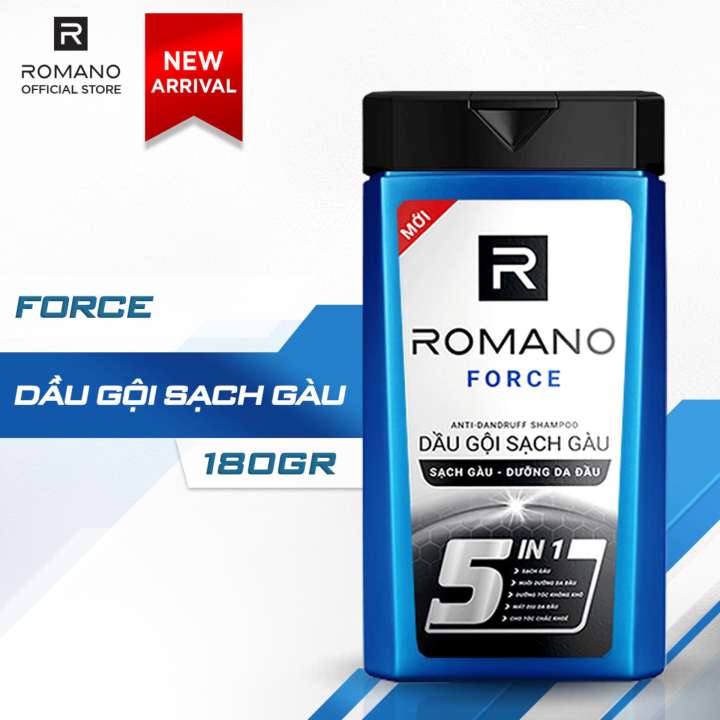 Dầu gội sạch gàu Romano Force 380g