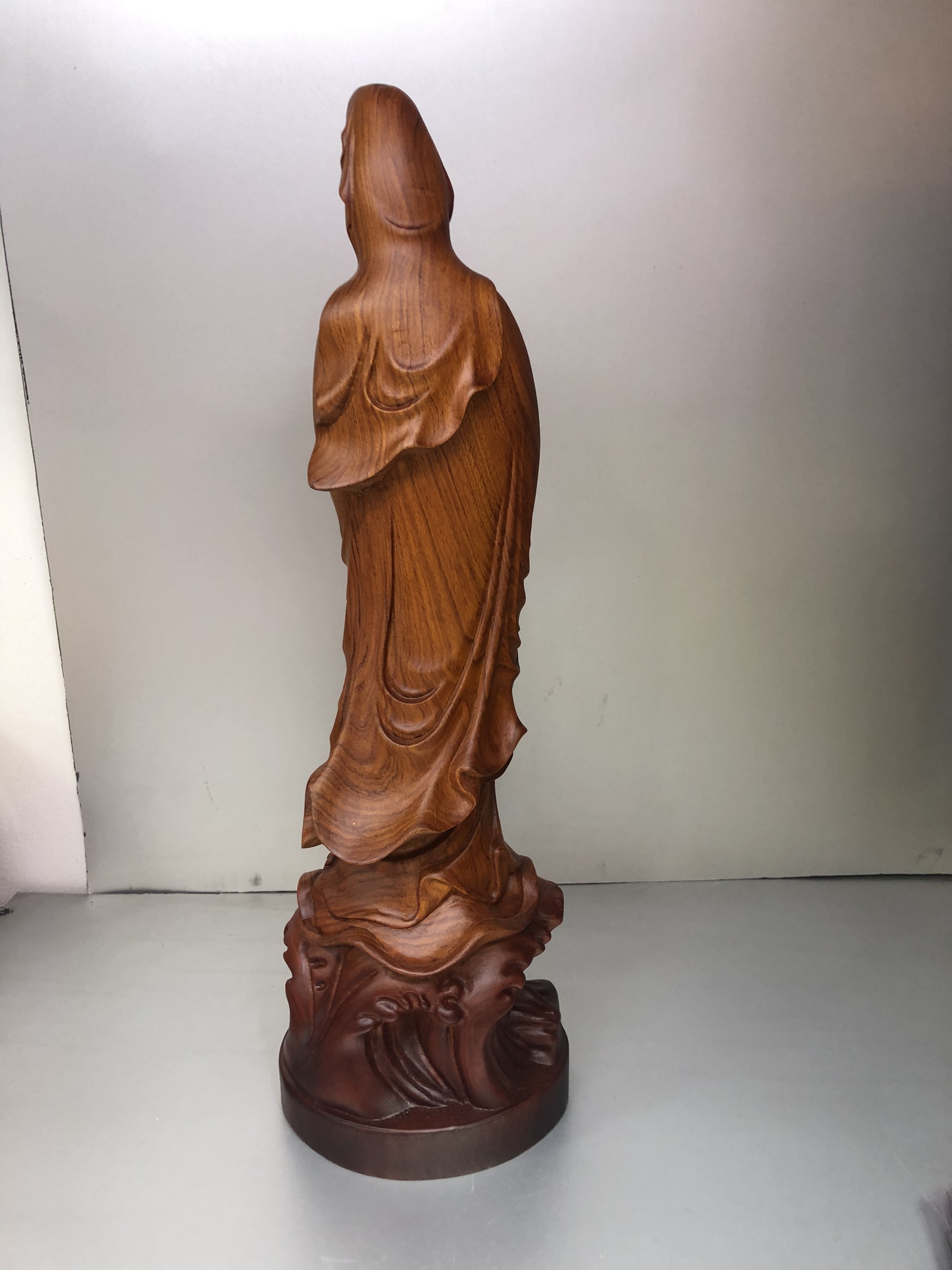 Tượng thờ bằng gỗ hương đâ, Quan Âm Bồ Tát BH338
