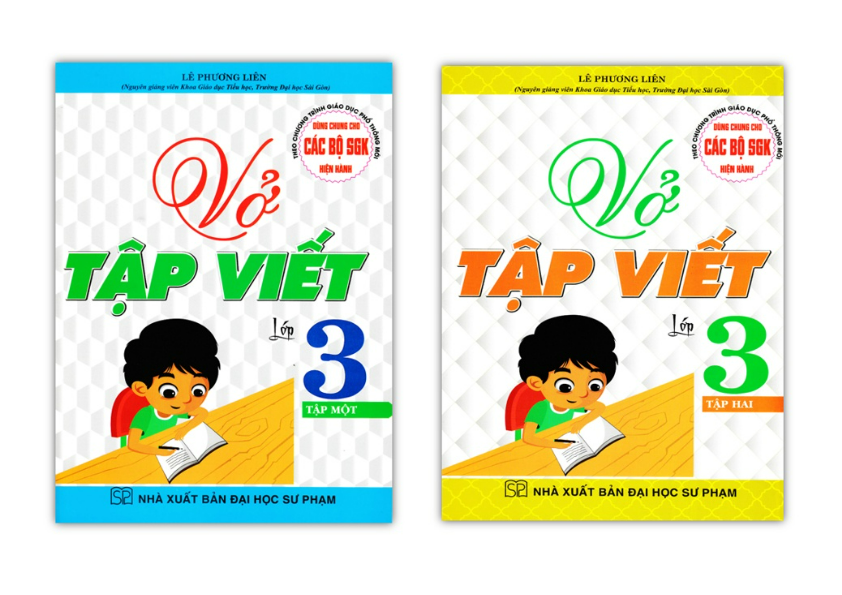 Sách - Combo Vở Tập Viết Lớp 3 - Tập 1 + 2