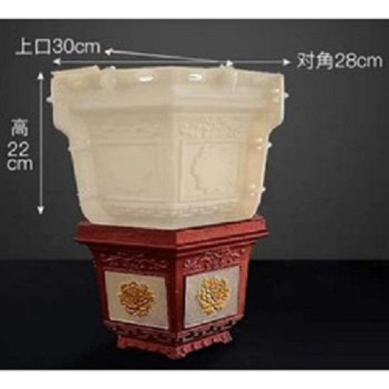 Khuôn đúc chậu lục giác 30