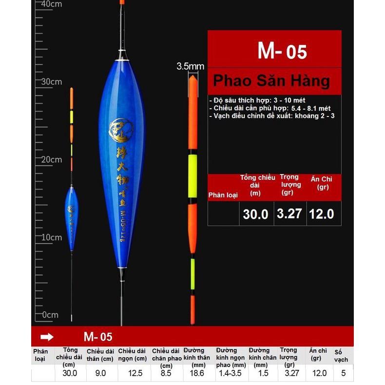 Phao săn hàng chuyên nước nông tải chì cao tới 12g