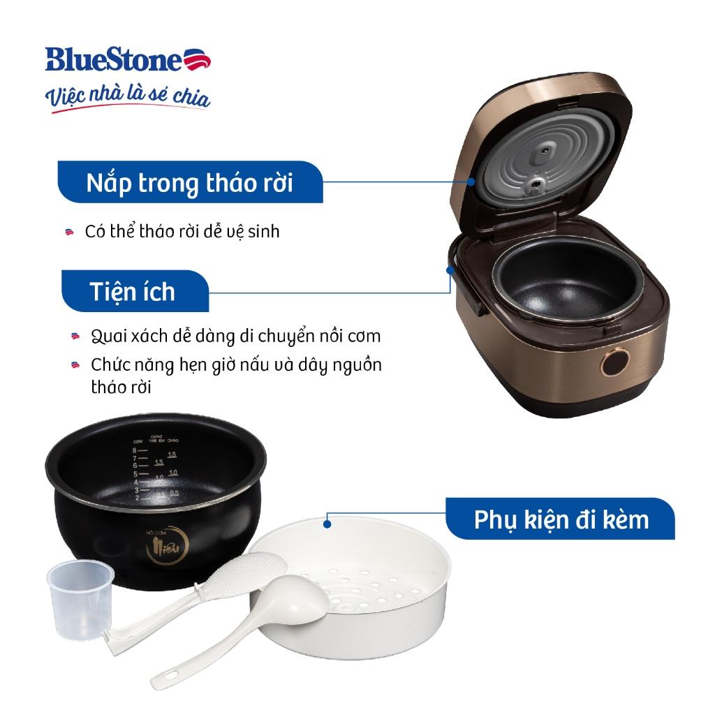 Nồi Cơm Điện Cao Tần BlueStone RCB-5988, 1200w - 1.5Lit, Hàng Chính Hãng