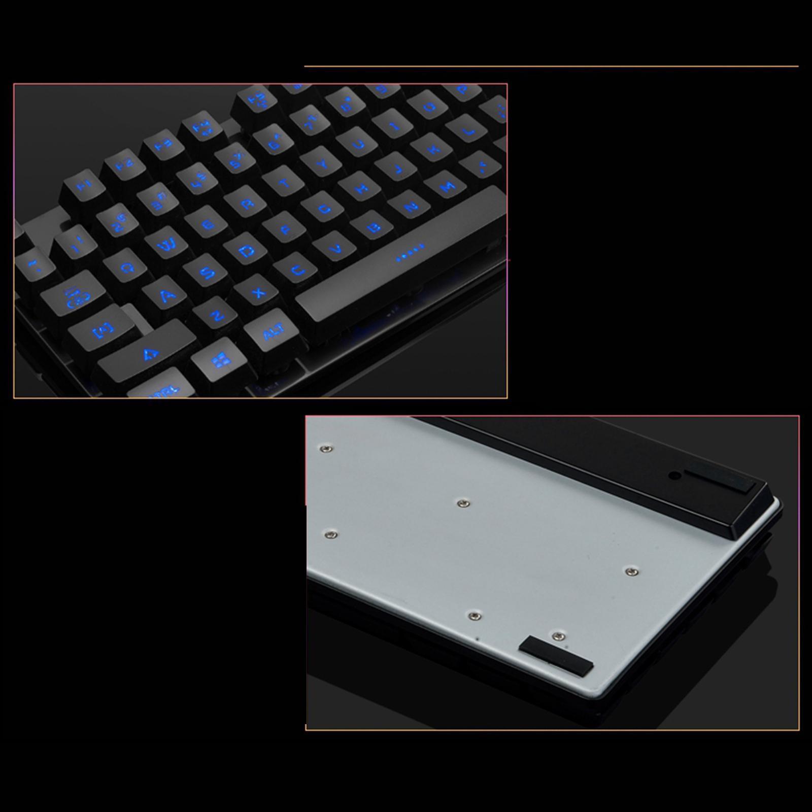 Gaming Keyboard 104Key Computer RGB Keys  Working Daily Use